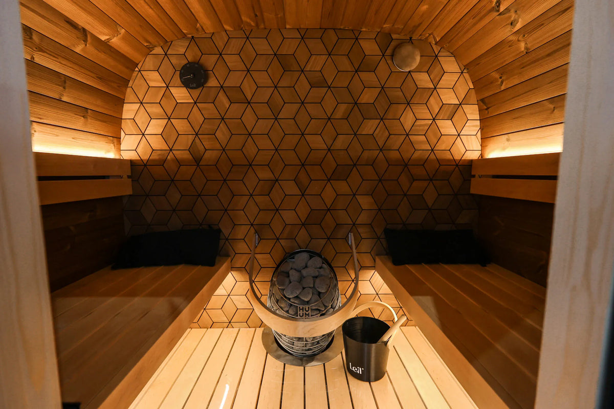 luksus sauna kabine