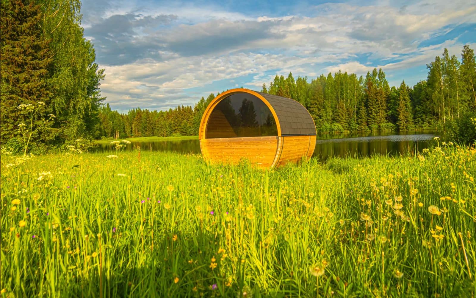 Udendørs sauna