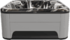 Hydropool 728 Midnight Canyon Linen Grey